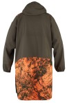 Lappland Eco Shell Poncho, kolor: 633-211 Dark Olive-Burnt Orange