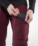Keb Touring Trousers W Regular, kolor: 356-575 - Dark Garnet-Night Sky