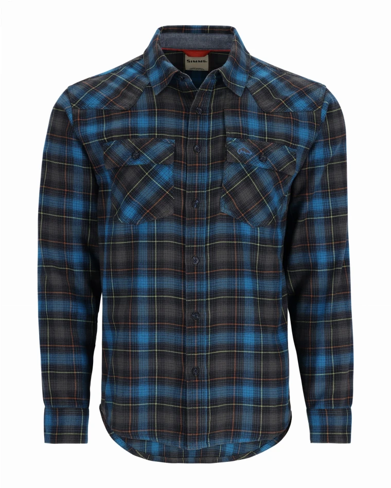 Santee Flannel, kolor: 1201 - Black / Br.Blue