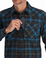 Santee Flannel, kolor: 1201 - Black / Br.Blue