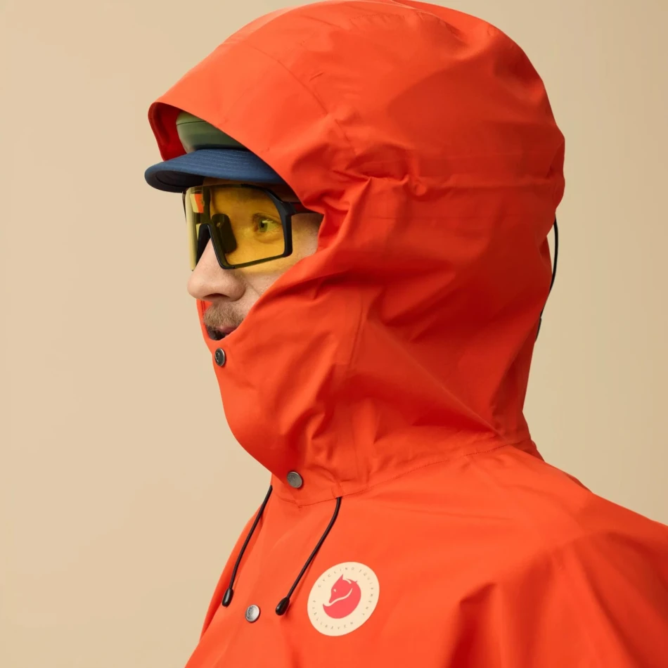 Fjallraven Hoja Rain Fox Poncho, kolor: 214 - Flame Orange