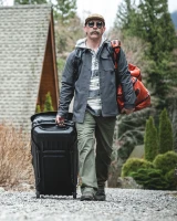 Santee Flannel Hoody: 1208 - Black / Slate Blanket Stripe - zdjęcie poglądowe