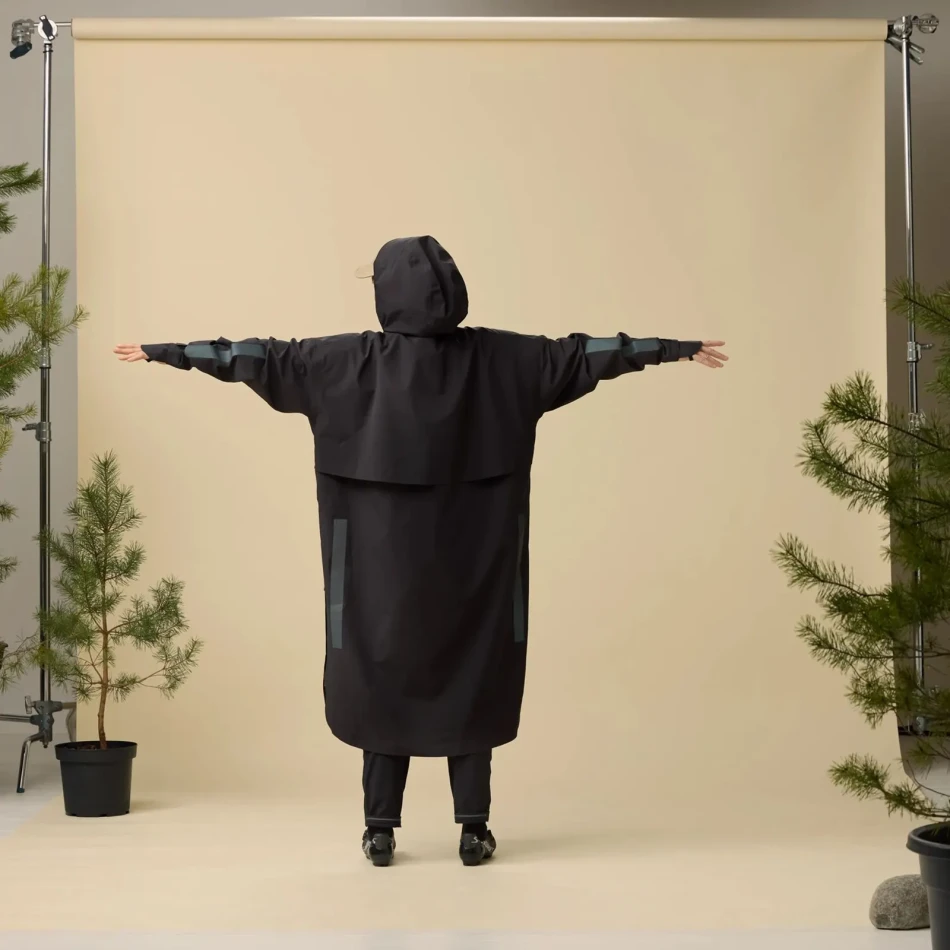 Fjallraven Hoja Rain Poncho, kolor: 550 - Black