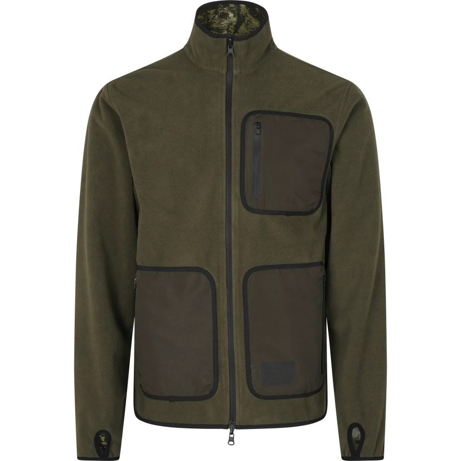 Seeland Rogue Reversible Fleece, kolor: Light Pine/InVis Green