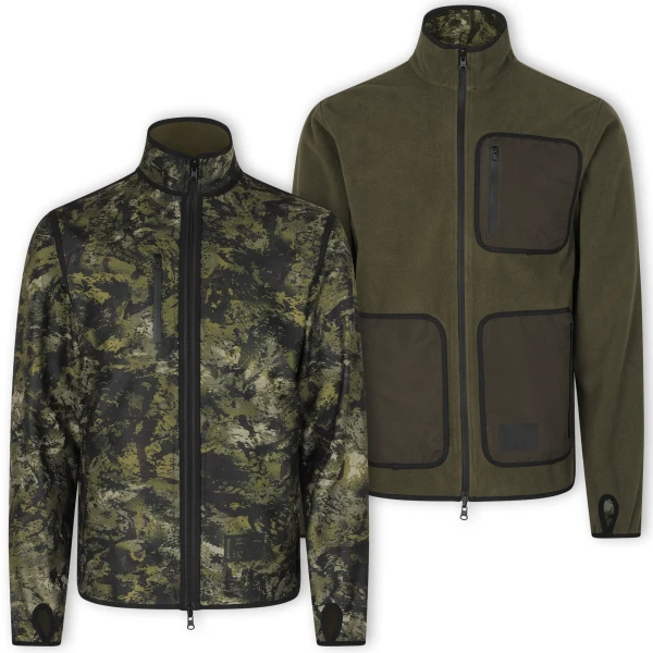 Seeland Rogue Reversible Fleece, kolor: Light Pine/InVis Green