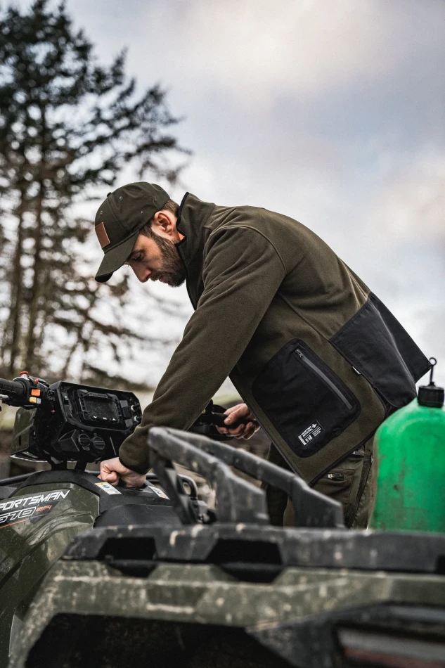 Seeland Rogue Reversible Fleece, kolor: Light Pine/InVis Green