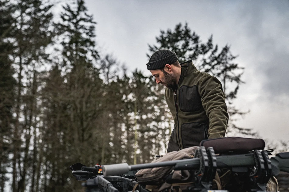 Seeland Rogue Reversible Fleece, kolor: Light Pine/InVis Green