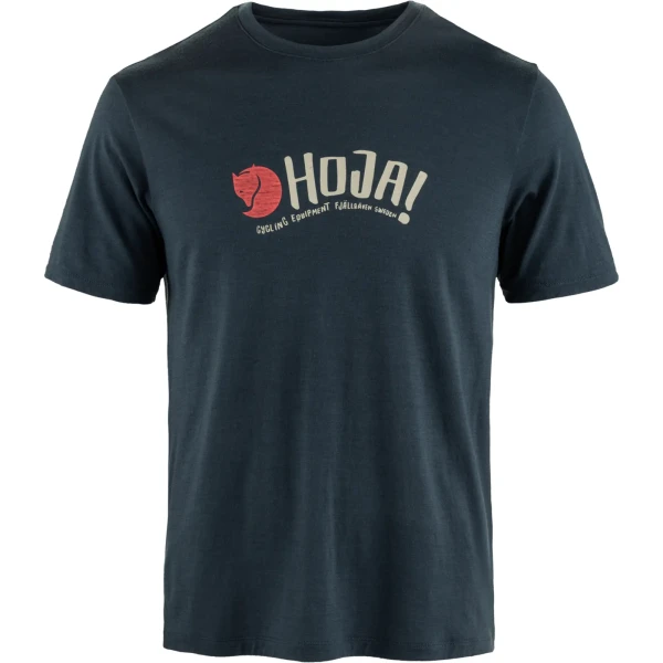 Fjallraven Hoja Wool T-Shirt, kolor: 555 - Dark Navy