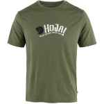 Fjallraven Hoja Wool T-Shirt, kolor: 625 - Laurel Green