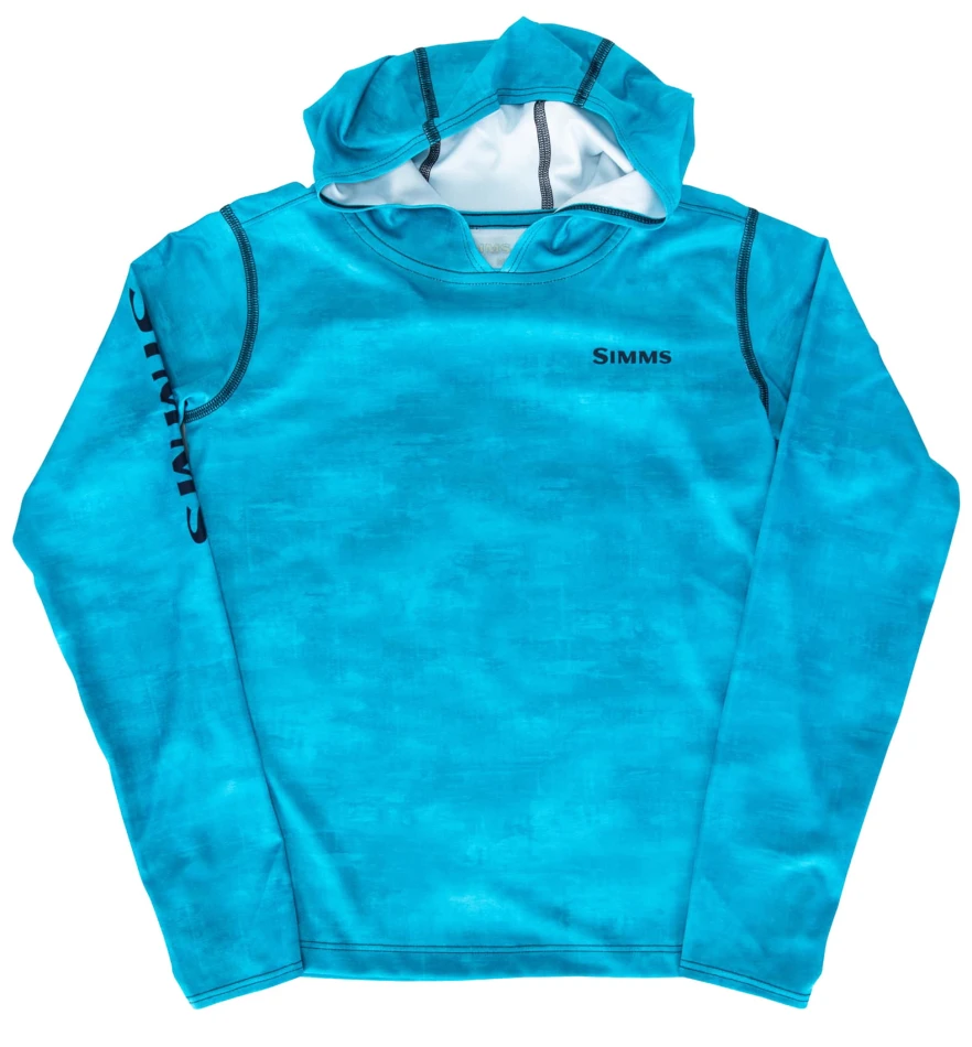 Kid's Solar Tech Hoody, kolor: 766 - Daze Camo Pool