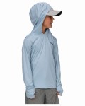 Kid's Solar Tech Hoody, kolor: 882 - Steel Blue