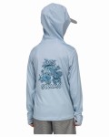Kid's Solar Tech Hoody, kolor: 882 - Steel Blue