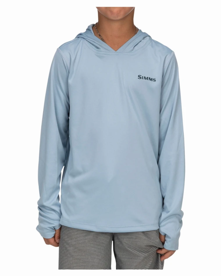 Kid's Solar Tech Hoody, kolor: 882 - Steel Blue