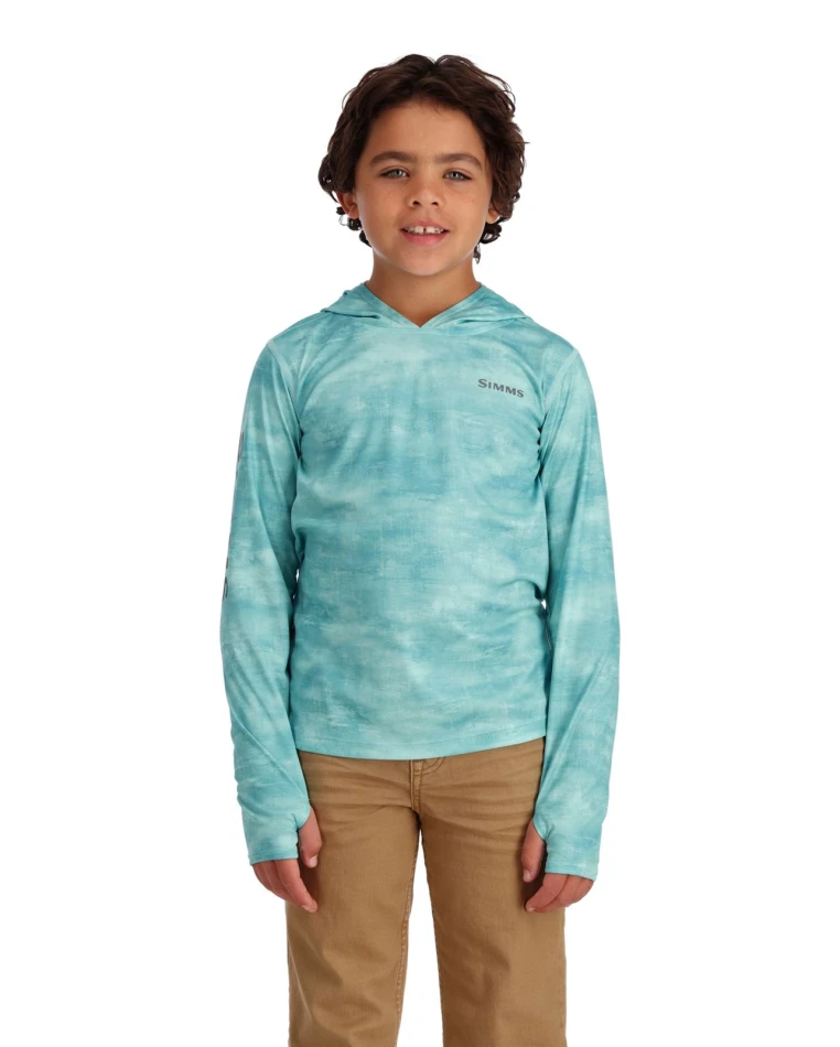 Kid's Solar Tech Hoody, kolor: 2040 - Sea Breeze Daze