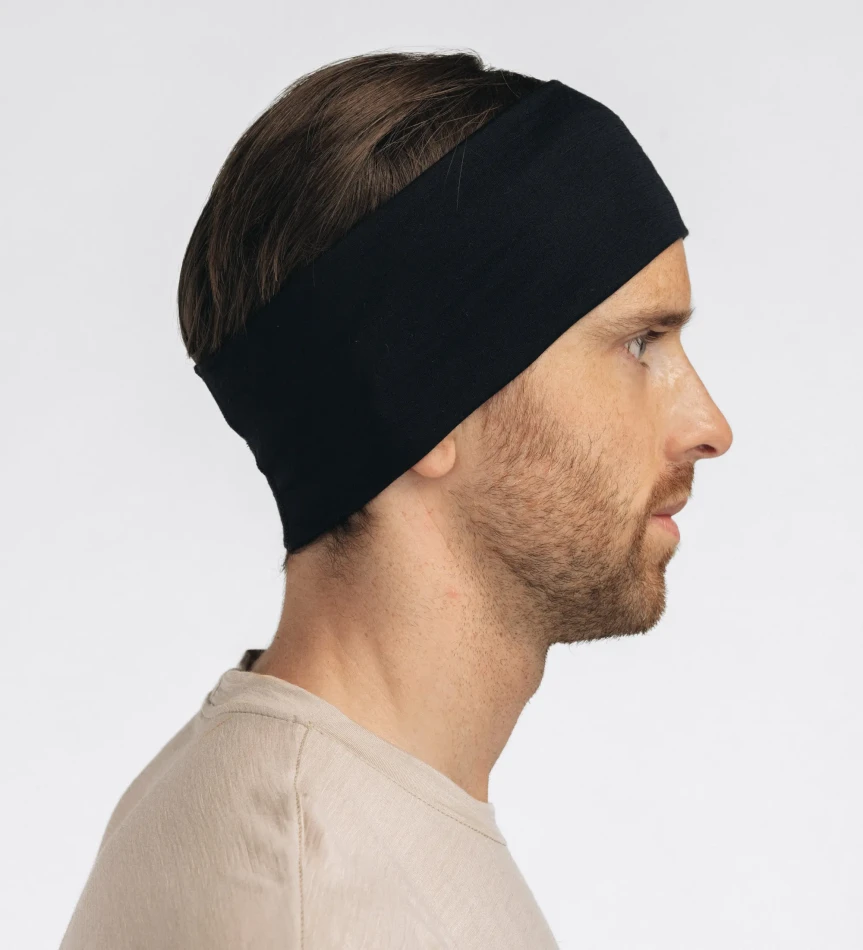 Aclima LightWool 140 Headband, kolor: 123 - Jet Black