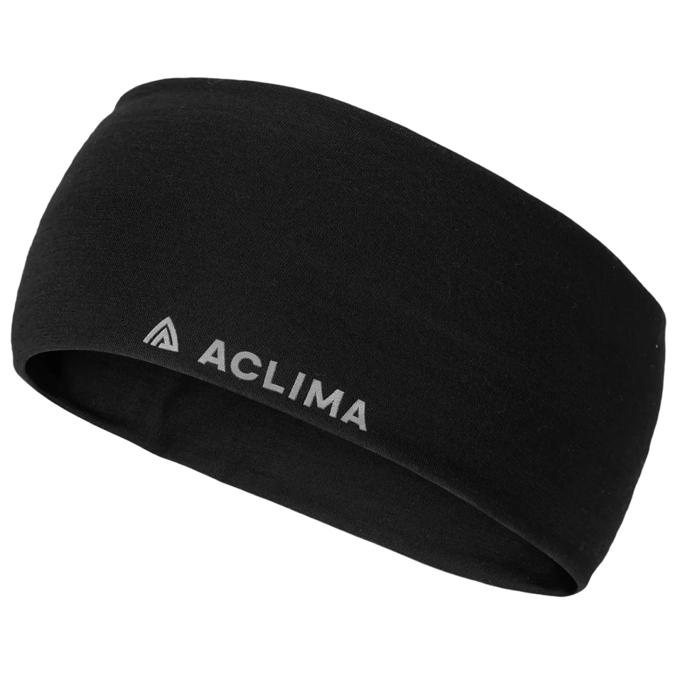 Aclima LightWool 140 Headband, kolor: 123 - Jet Black