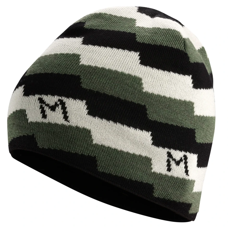 Aclima Lars Monsen Beanie, kolor: 347 - Jet Black/Nature/Olive Night