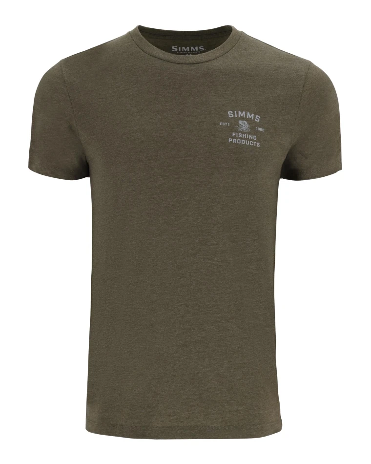 Stacked Bass T-Shirt, kolor: 914 - Military Heather