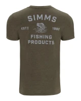 Stacked Bass T-Shirt, kolor: 914 - Military Heather