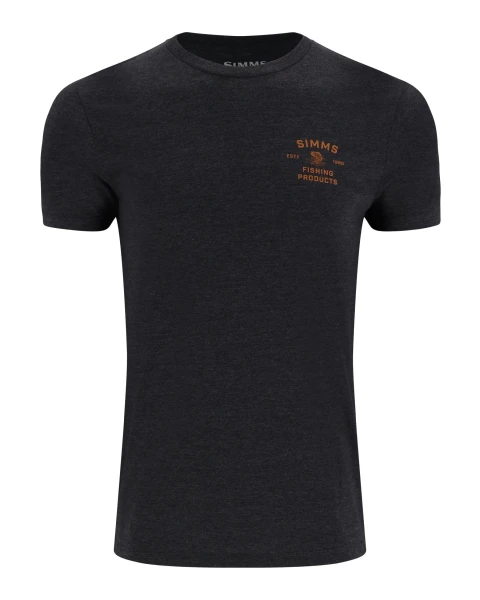 Stacked Bass T-Shirt, kolor: 086 - Charcoal Heather
