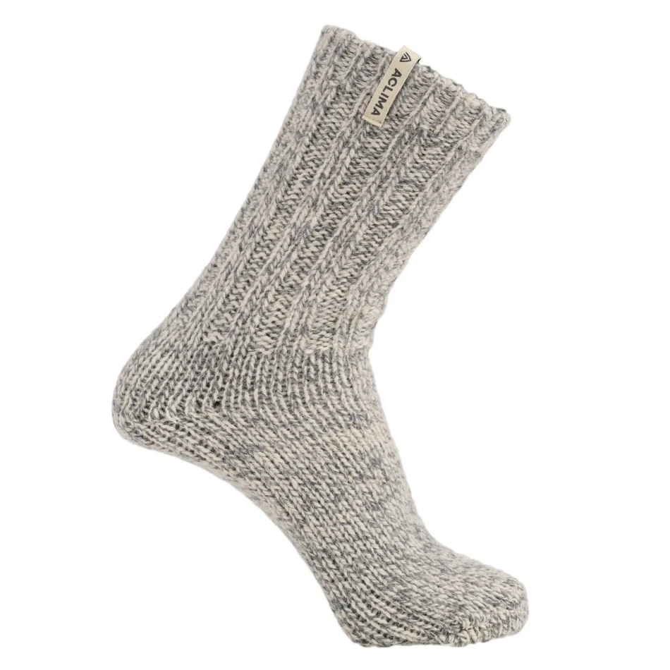 Aclima Norwegian Wool Socks, kolor: 339 - Grey White