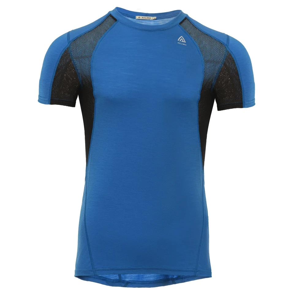 Aclima LightWool 140 Sports T-shirt M, kolor: 364 - Daphne/Jet Black