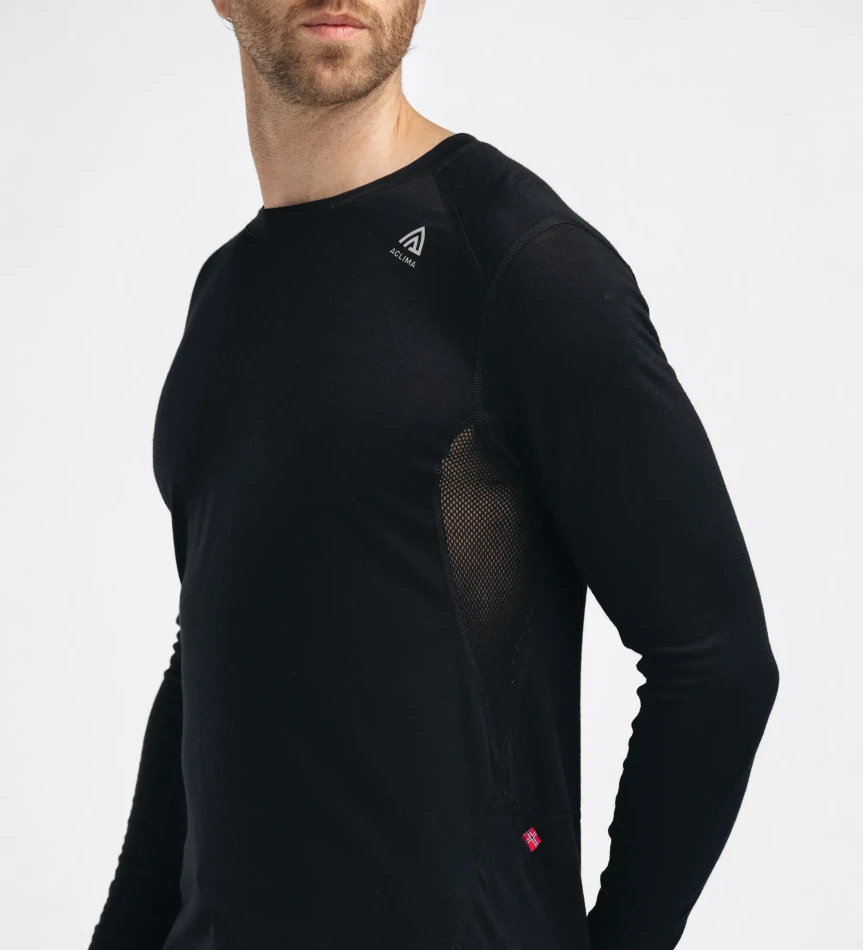 Aclima LightWool 140 Sportshirt M's, kolor: 123 - Jet Black