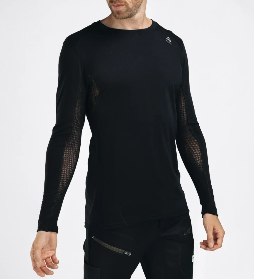 Aclima LightWool 140 Sportshirt M's, kolor: 123 - Jet Black