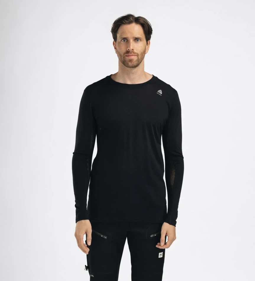 Aclima LightWool 140 Sportshirt M's, kolor: 123 - Jet Black