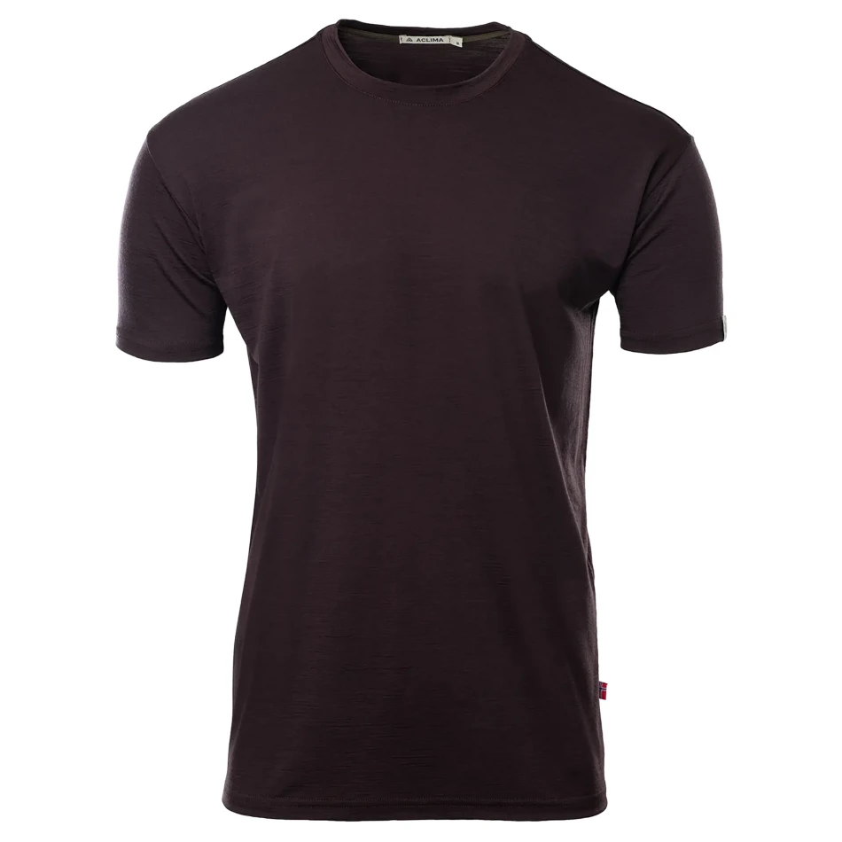Aclima LightWool 180 Classic Tee M, kolor: 414 - Chocolate Plum