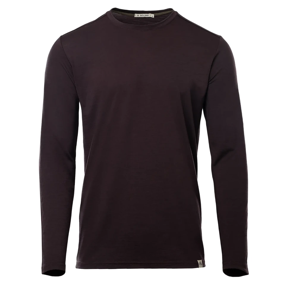 Aclima LightWool 180 Crewneck M, kolor: 414 - Chocolate Plum