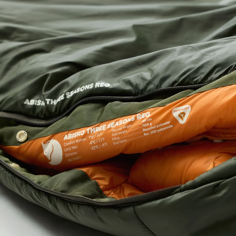 Fjallraven Abisko Three Seasons Regular, kolor: 630-212 - Olive-Burnt Orange