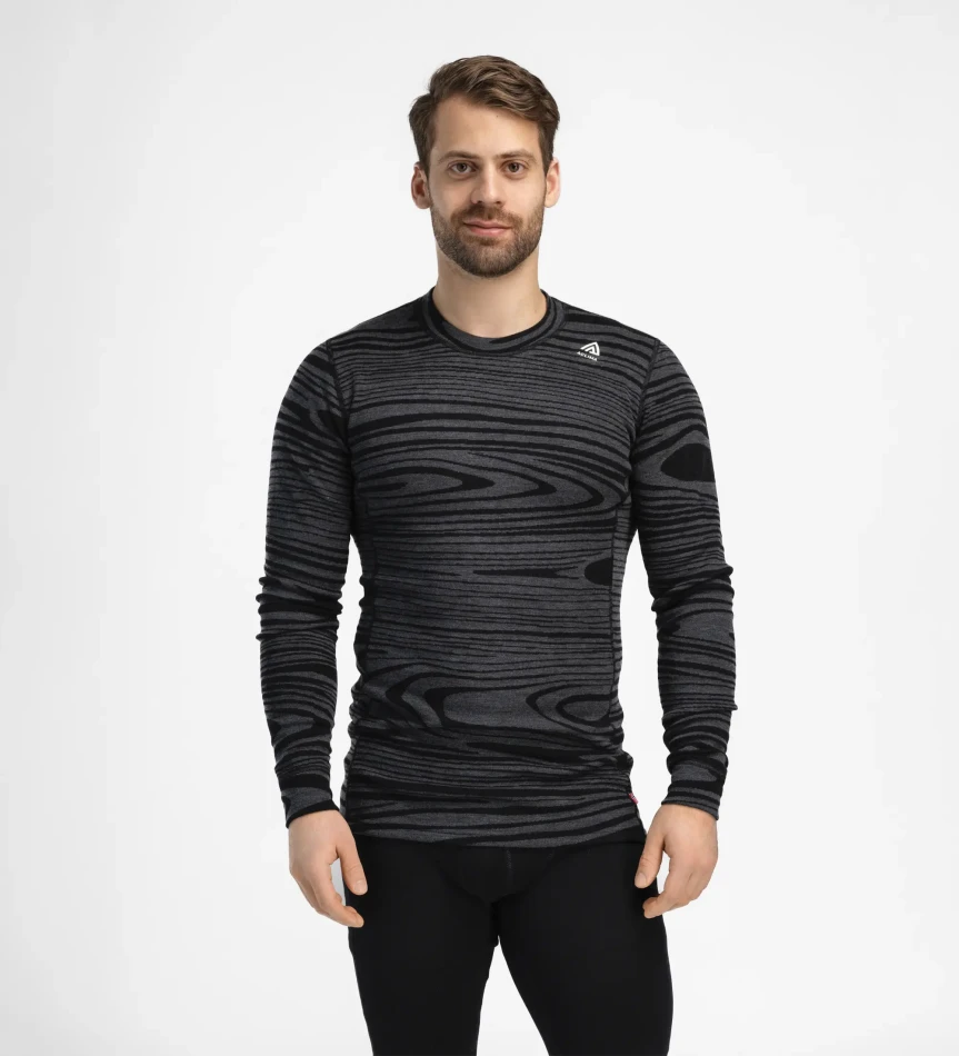 Aclima WarmWool Crewneck M, kolor: 422 - Black Motion