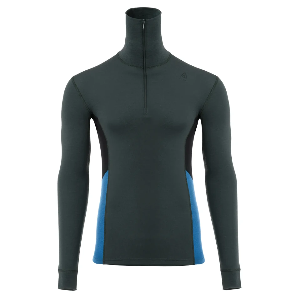 Aclima WarmWool Polo M, kolor: 403 - Green Gables/Corsair/JetBlack