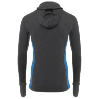 Aclima WarmWool Hoodsweater w/zip M, kolor: 401 - Marengo/Jet Black/Corsair