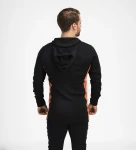 Aclima WarmWool Hoodsweater w/zip M, kolor: 429 - Jet Black/Corsair/Gold Flame