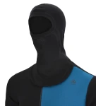 Aclima WarmWool Hoodsweater w/zip M, kolor: 429 - Jet Black/Corsair/Gold Flame