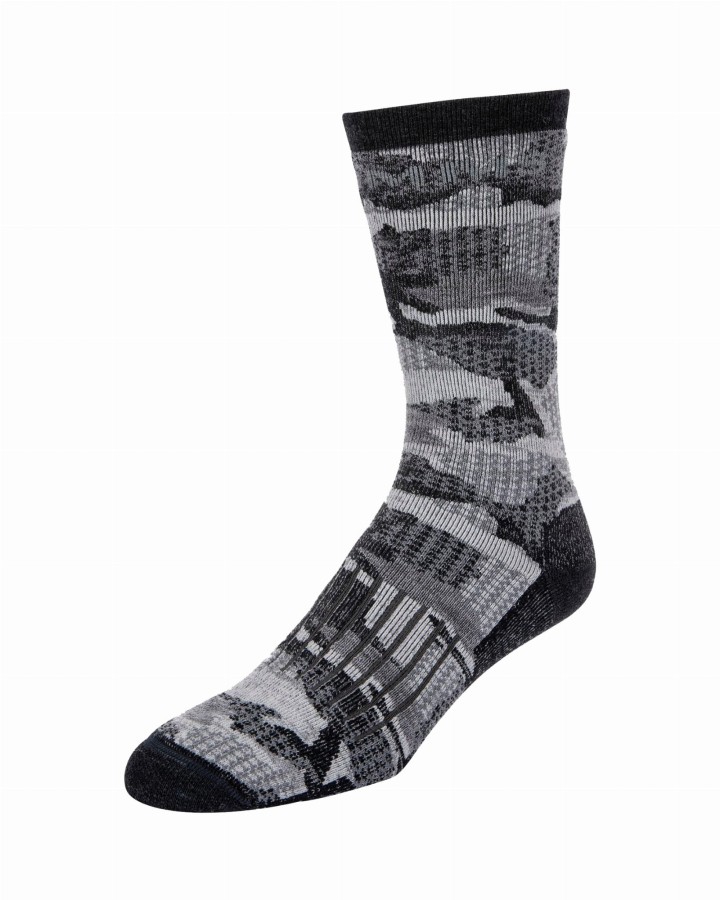 Merino Midweight Hiker Sock, kolor: 008 - Hex Flo-Camo Carbon