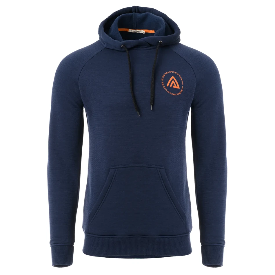 Aclima FleeceWool V2 Hoodie, kolor: 232 - Navy Blazer