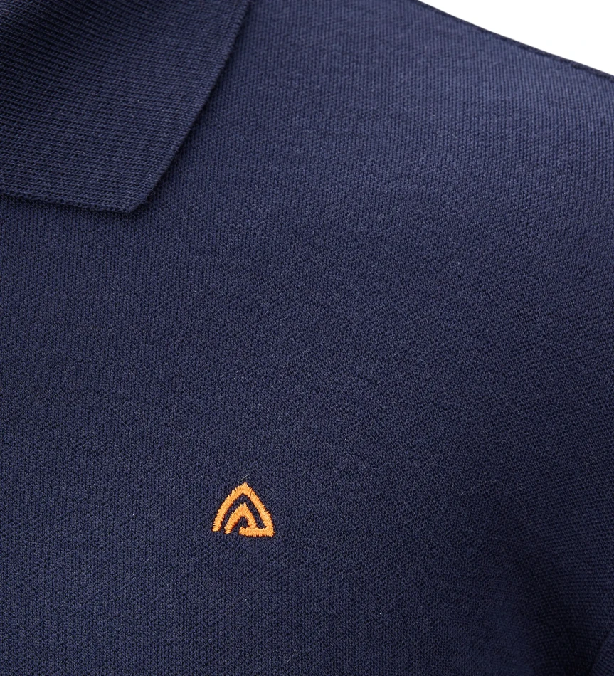 Aclima LeisureWool Pique Shirt LS, kolor: 232 - Navy Blazer