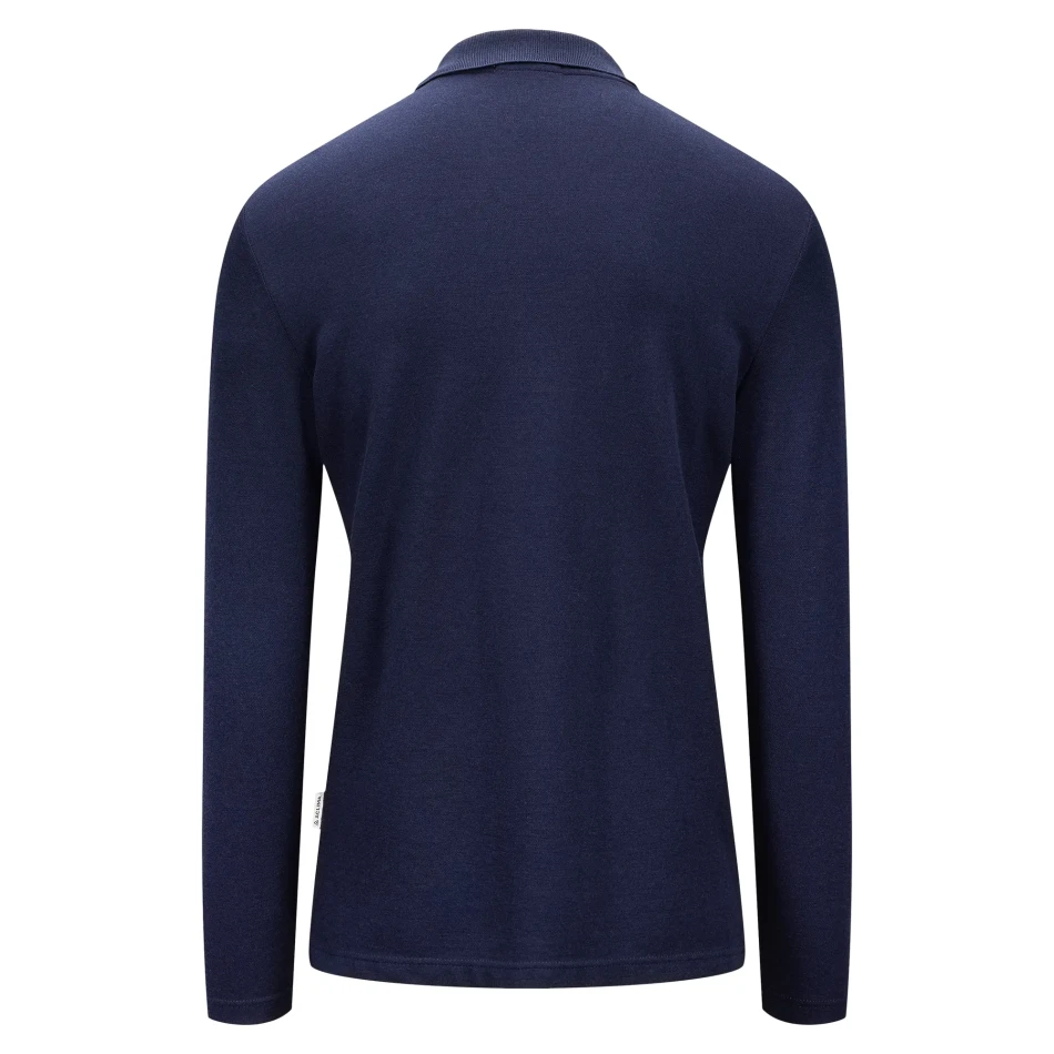 Aclima LeisureWool Pique Shirt LS, kolor: 232 - Navy Blazer