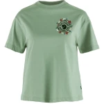 Fjallraven Fjallblomster Logo T-shirt W, kolor: 674 - Misty Green