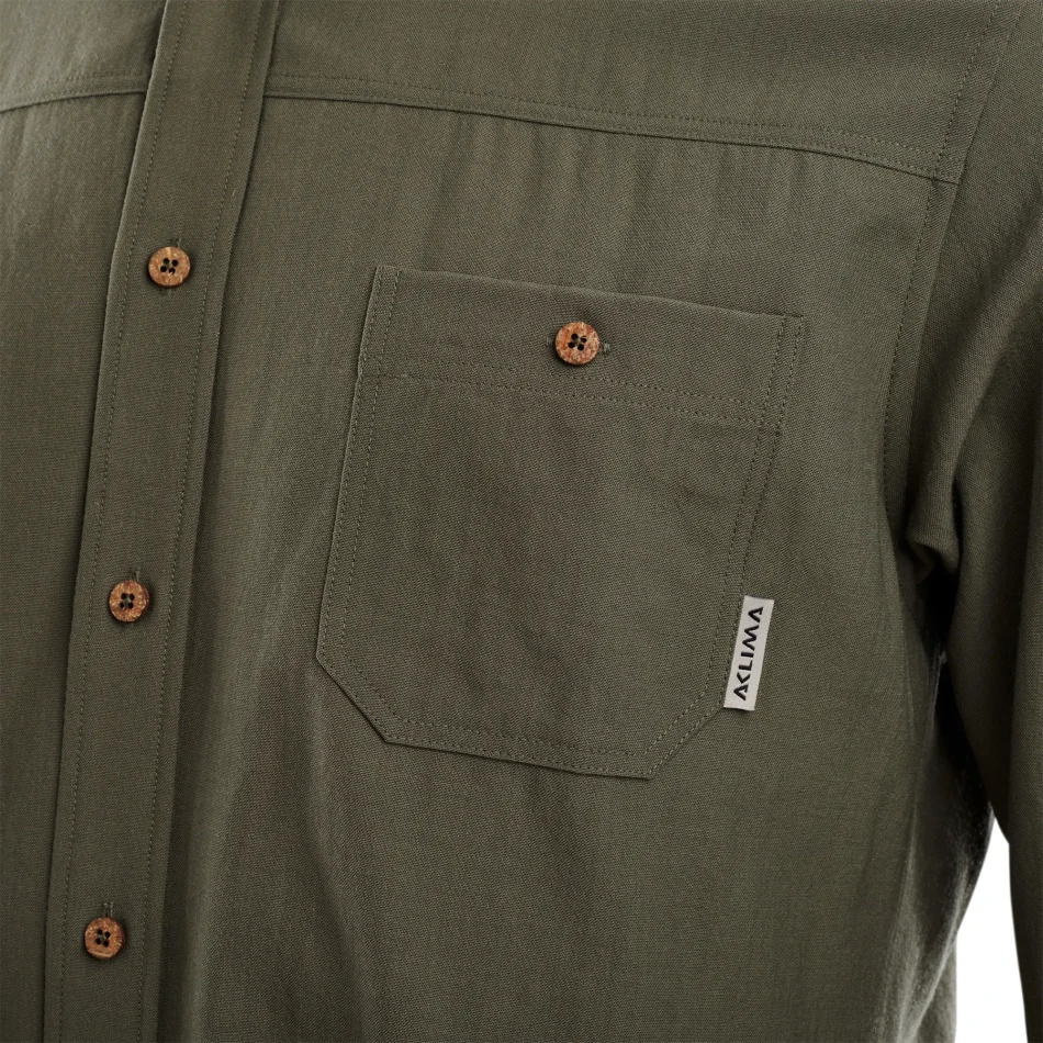 Aclima LeisureWool Woven Woolshirt, kolor: 25 - Ranger Green