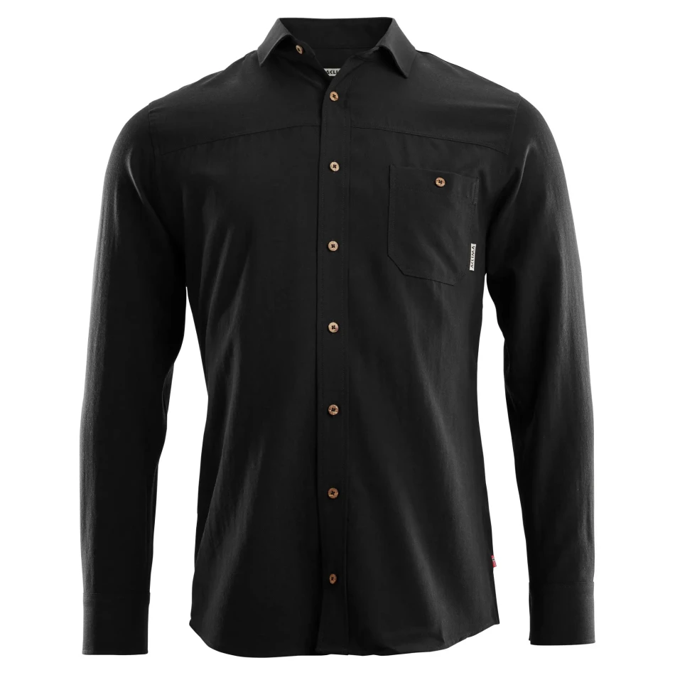 Aclima LeisureWool Woven Woolshirt, kolor: 123 - Jet Black