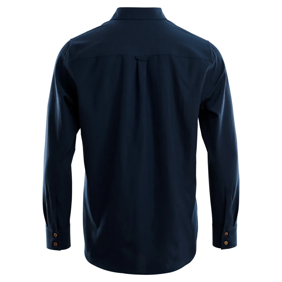 Aclima LeisureWool Woven Woolshirt, kolor: 232 - Navy Blazer