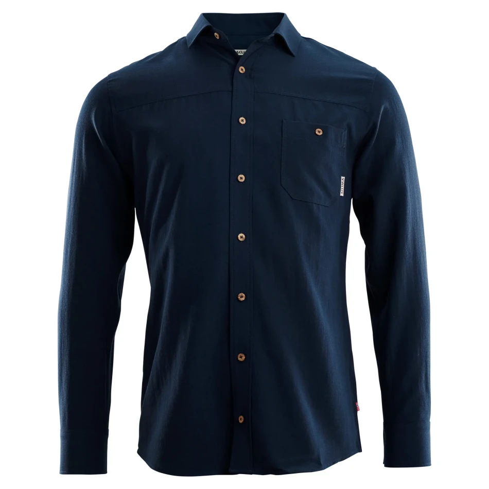 Aclima LeisureWool Woven Woolshirt, kolor: 232 - Navy Blazer