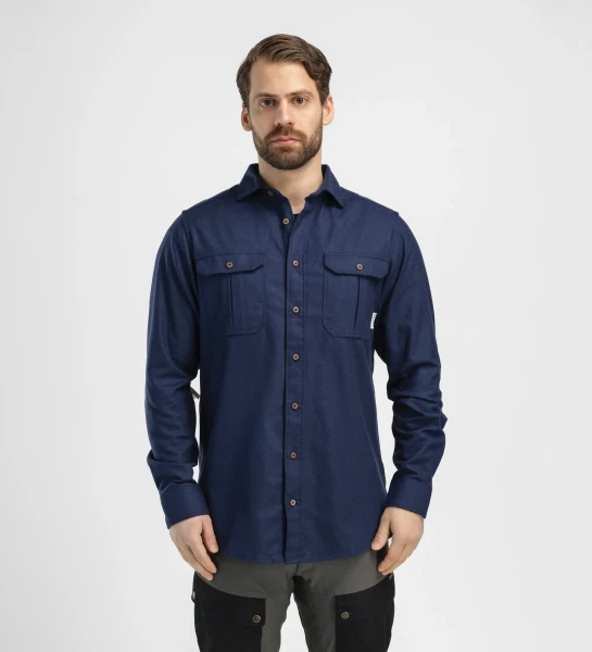 Aclima ReBorn Woolshirt, kolor: 305 - Navy Melange