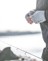 Wool Half Finger Glove, kolor: 030 - Steel