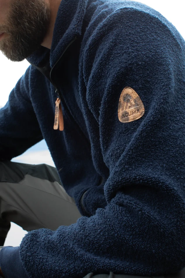Aclima ReBorn Terry Jacket, kolor: 305 - Navy Melange