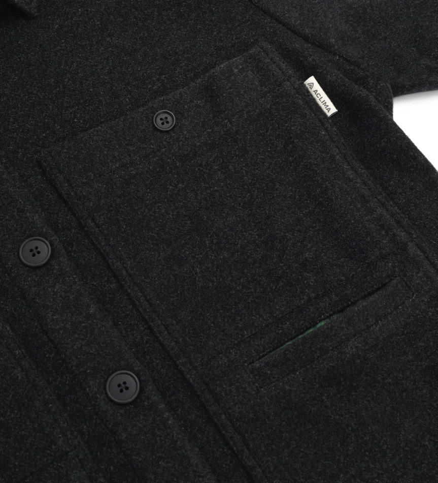 Aclima ReBorn Lumber Jacket, kolor: 276 - Dark Grey Melange